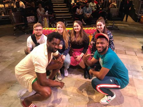 Photo of Dylan, Aimee, September & Kat at the Roundhouse, London